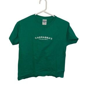 Carrabba’s Italian Grill Green Short Sleeve T-Shirt Casual Cotton Blend